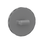 Minifig Shield Round with Stud and Raised Rim #91884