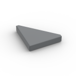 Tile 45 Cut 2 x 2 #35787 Dark Bluish Gray