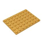 Plate 6 x 8 #3036 Pearl Gold