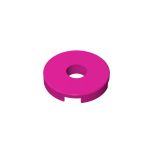 Tile, Round 2 x 2 With Hole #15535 Magenta