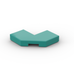 Tile Special 2 x 2 Corner with Cut Corner - Facet #27263