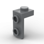Bracket 1 x 1 - 1 x 2 #79389 Dark Bluish Gray