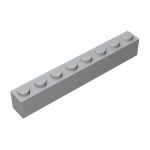 Brick 1 x 8 #3008 Light Bluish Gray 1KG