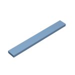 Tile 1 x 8 with Groove #4162 Sand Blue 1/2 KG