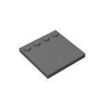 Plates Special 4 x 4 with Studs on One Edge [Plain] #6179 Dark Bluish Gray 1 KG
