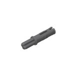 Technic Axle Pin 3L with Friction Ridges Lengthwise and 1L Axle #11214 Dark Bluish Gray 1 KG