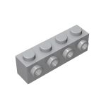 Brick Special 1 x 4 with 4 Studs on One Side #30414 Light Bluish Gray 300 pieces