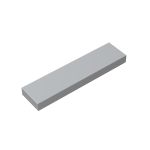 Tile 1 x 4 with Groove #2431 Light Bluish Gray 1KG