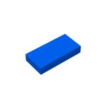 Tile 1 x 2 (Undetermined Type) #3069 Blue 100 pieces