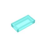Tile 1 x 2 (Undetermined Type) #3069 Trans-Light Blue 1000 pieces