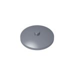 Dish 4 x 4 Inverted (Radar) With Solid Stud #3960 Flat Silver 1 KG