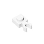 Plate Special 1 x 1 with Clip Vertical - Thick Open O Clip #60897 White 100 pieces