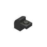 Brick Curved 1 x 2 x 1 1/3 with Curved Top #6091 Metallic Black 1 KG