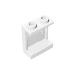Panel 1 x 2 x 2 With Side Supports - Hollow Studs #87552 White 10 pieces