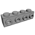 Brick Special 1 x 4 with 4 Studs on One Side #30414