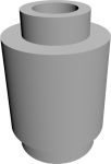 Brick Round 1 x 1 Open Stud #3062