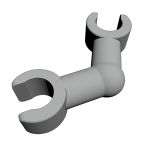 Arm Skeleton - Bent / 2 Clips #93609 