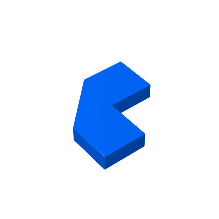 0i_9394様 LEGO Compatible Parts - Tile Special 2 x 2 Corner with Cut