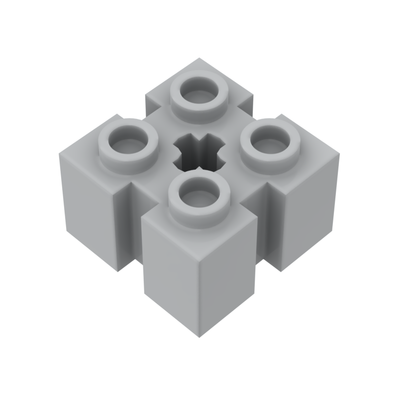 LEGO Compatible Parts Brick x with Groove #90258