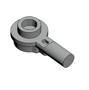 LEGO Compatible Parts - Bar 1L Plate Round 1 x 1 with Hollow Stud
