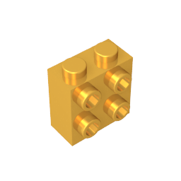 LEGO Compatible Parts Brick Special 1 x 2 x 1 2 3 with Four