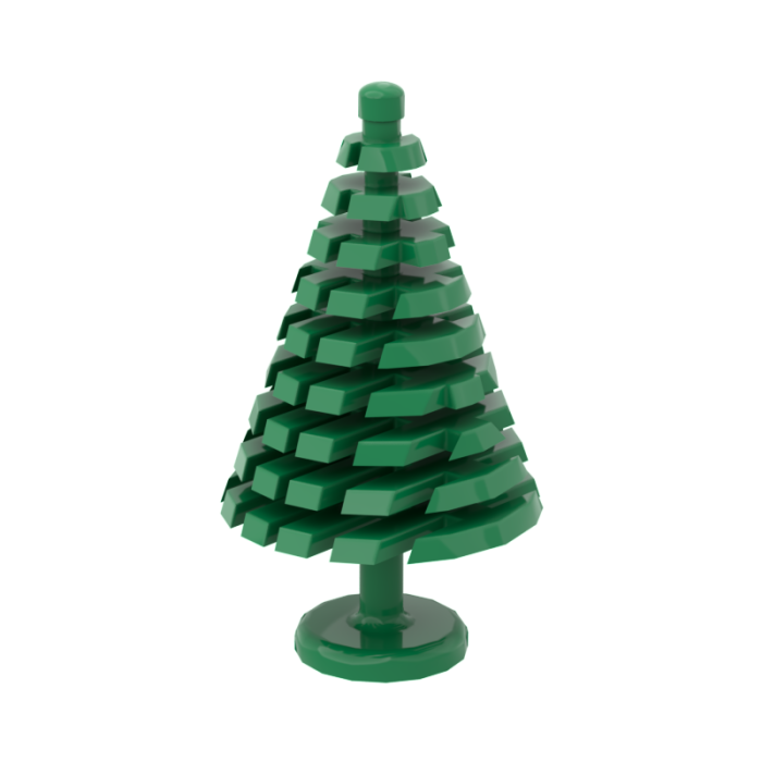 LEGO Compatible Parts Plant Pine Tree Large 4 x 4 x 6 2 3 3471