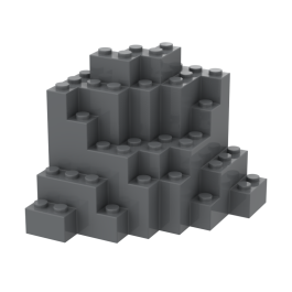 LEGO Compatible Parts - MOUNTAIN BRICK 8X8X6 #23996