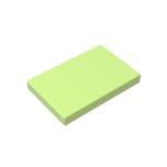 Flat Tile 2 x 3 #26603 Yellowish Green Gobricks