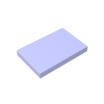 Flat Tile 2 x 3 #26603 Light Grayish Blue Gobricks