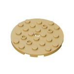 Plate Round 6 x 6 with Hole #11213