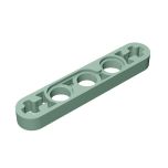 Technic Beam 1 x 5 Thin with Axle Holes on Ends #11478 Sand Green