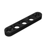 Technic Beam 1 x 5 Thin with Axle Holes on Ends #11478 Black