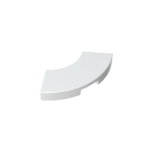 Tile 2 x 2 Curved, Macaroni #27925