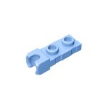 Plate Special 1 x 2 5.9mm End Cup #14418  Bright Light Blue Gobricks