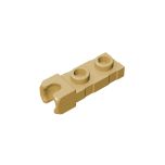 Plate Special 1 x 2 5.9mm End Cup #14418  Tan Gobricks