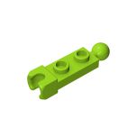 Plate, Modified 1 x 2 With Tow Ball And Small Tow Ball Socket On Ends #14419