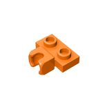 Plate, Modified 1 x 2 with Small Tow Ball Socket on Centre #14704 Orange