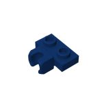 Plate, Modified 1 x 2 with Small Tow Ball Socket on Side #14704 Dark Blue