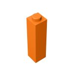 Brick 1 x 1 x 3 #14716 Orange