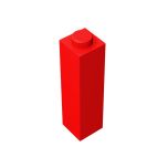 Brick 1 x 1 x 3 #14716 Red