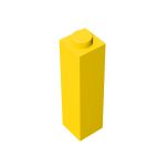 Brick 1 x 1 x 3 #14716 Yellow
