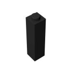 Brick 1 x 1 x 3 #14716 Black