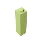 Brick 1 x 1 x 3 #14716 Yellowish Green