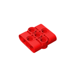 Technic Pin Connector Block Liftarm 1 x 3 x 3 #39793 Red Gobricks