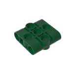 Technic Connector Beam 3 x 3 #39793 Dark Green Gobricks