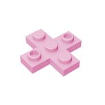 Plate 3 x 3, Cross #15397 Bright Pink
