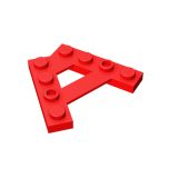 Plate Special 4 Stud 45¡ã Angle Plate #15706 Red