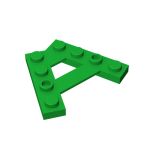Plate Special 4 Stud 45 Angle Plate #15706  Green Gobricks