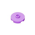 Plate Special Round 2 x 2 with Center Stud (Jumper Plate) #18674 Medium Lavender