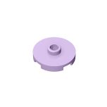 Plate Special Round 2 x 2 with Center Stud (Jumper Plate) #18674 Lavender